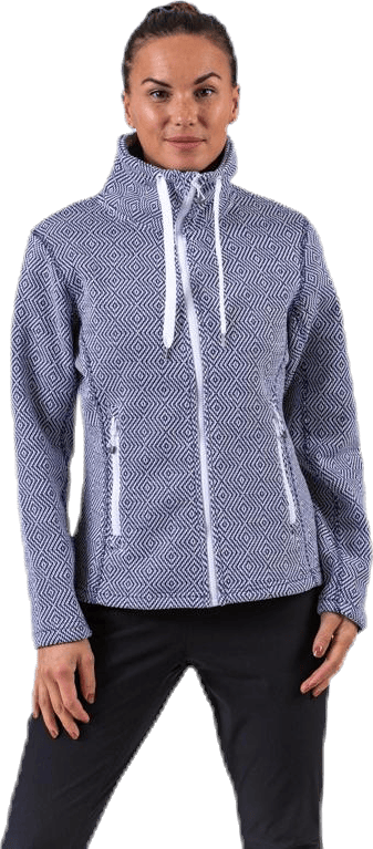 Freida Melange Fleece Jacket Blue, Female, Ropa, chaquetas, Azul, 38