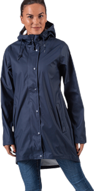 Petra Rain jacket Navy, Female, Apparels, jackets, Blue, 48