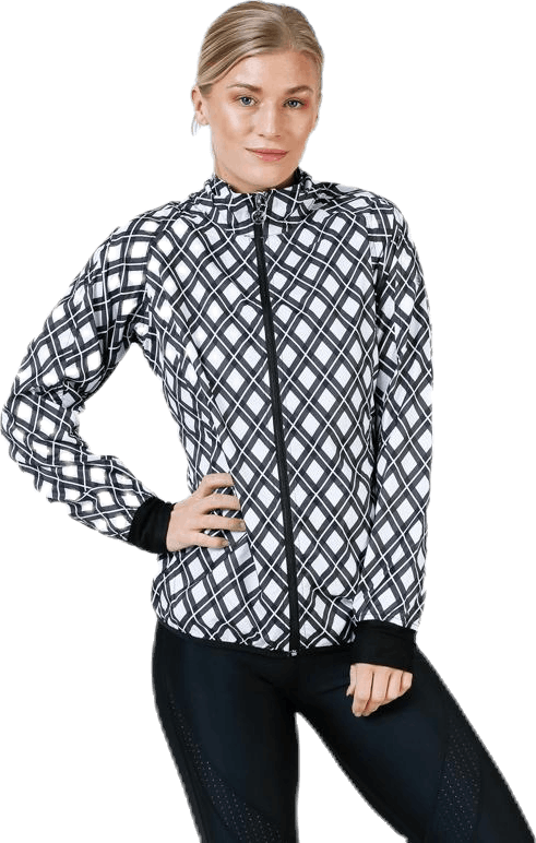Scotty Wind Jacket White/Black, Female, Kleding, jassen, Golf, Wit/Zwart, XS