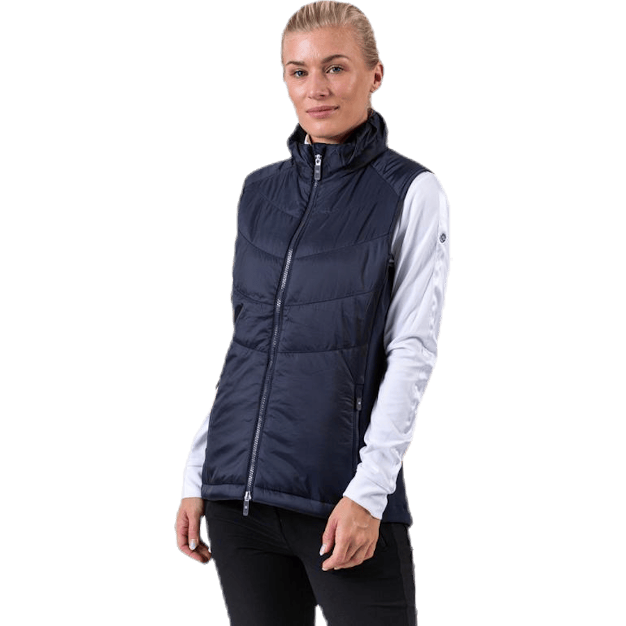 Jaclyn Padded Vest Blue