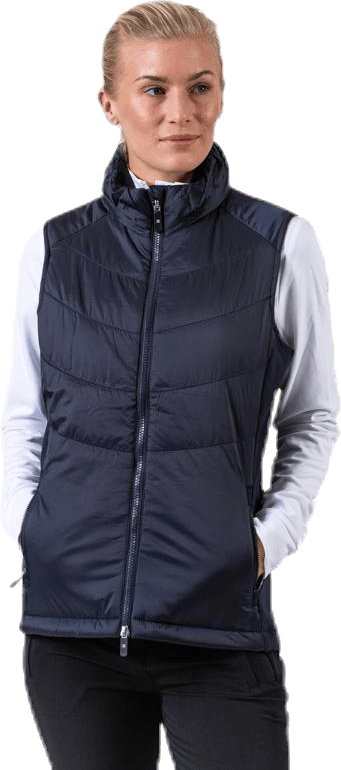 Jaclyn Padded Vest Blue - Bild 2