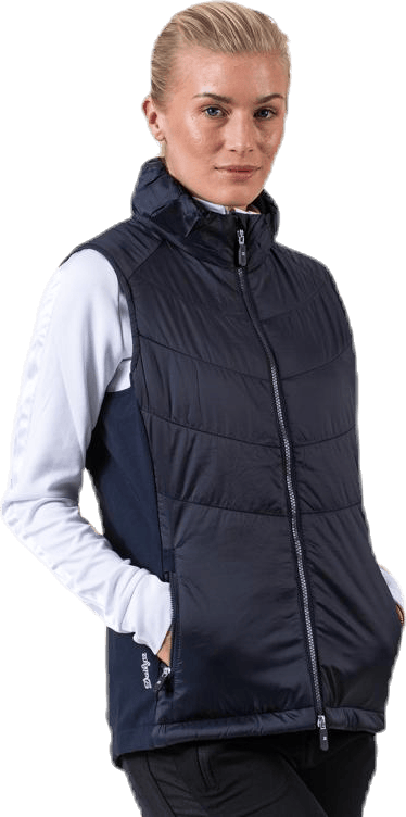 Jaclyn Padded Vest Blue - Bild 3