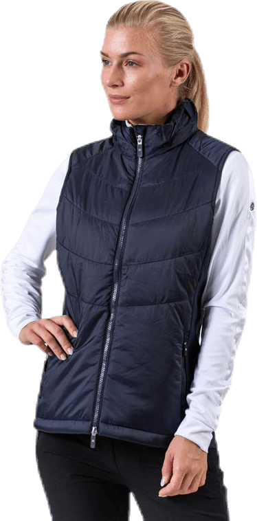 Jaclyn Padded Vest Blue - Bild 5