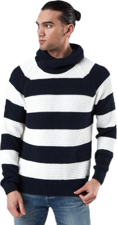 Emil Wrap Neck Blue/White - Bild 2