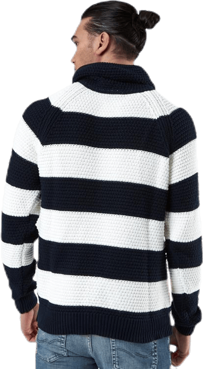 Emil Wrap Neck Blue/White - Bild 3