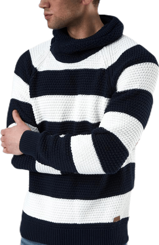 Emil Wrap Neck Blue/White - Bild 4