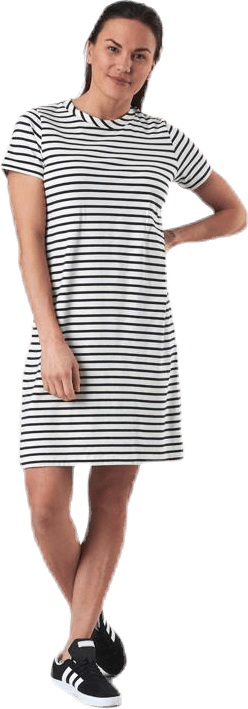 Fiona Tee Dress Blue/White