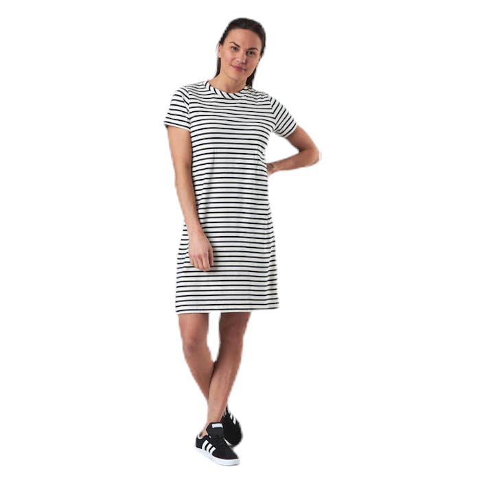 Fiona Tee Dress Blue/White, Female, Apparels, skirts & dresses, Blue/White, M