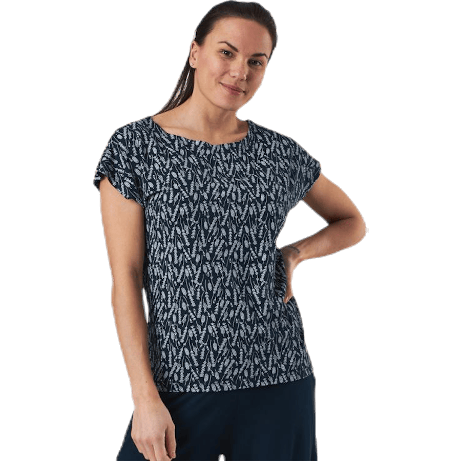 Melanie Capsleeve Blue/Patterned