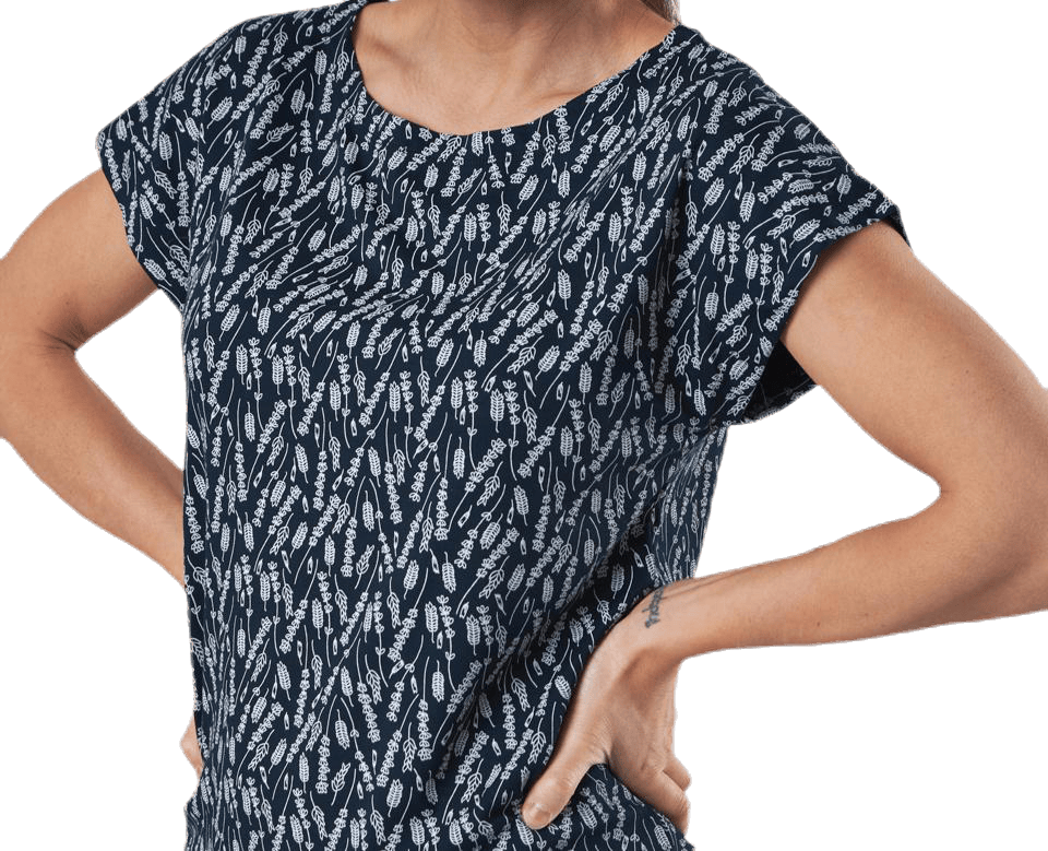 Melanie Capsleeve Blue/Patterned - Bild 5