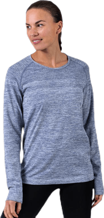 Peri Long Sleeve Blue, Female, Abbigliamento, Camicie, Allenamento, Blu, S/M