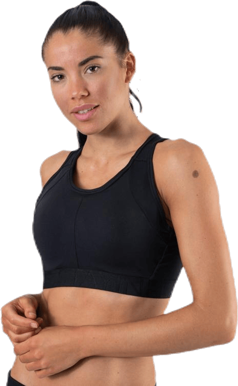 Max Support Bra Black, Female, Kläder, Sport-BH, Löpning, Svart, 90 E