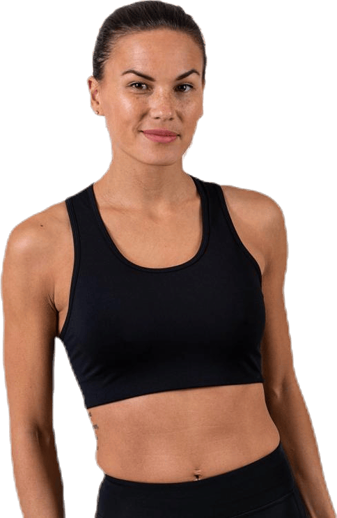 Compression Sports Bra C/D Black