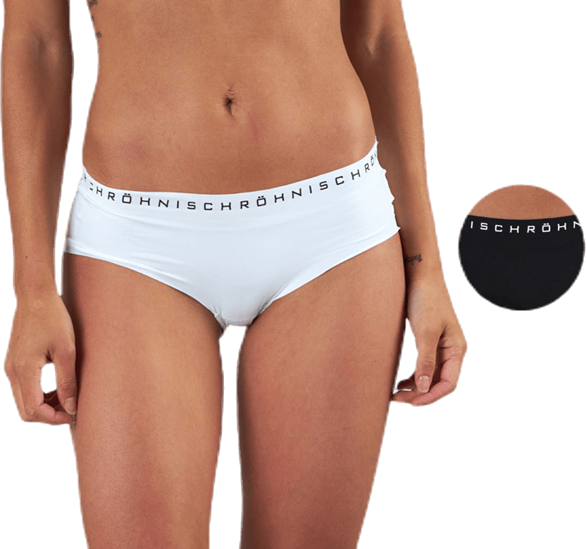 Siena 2-Pack Hipster Black, Female, Apparels, Underwear, Workout, Black, L