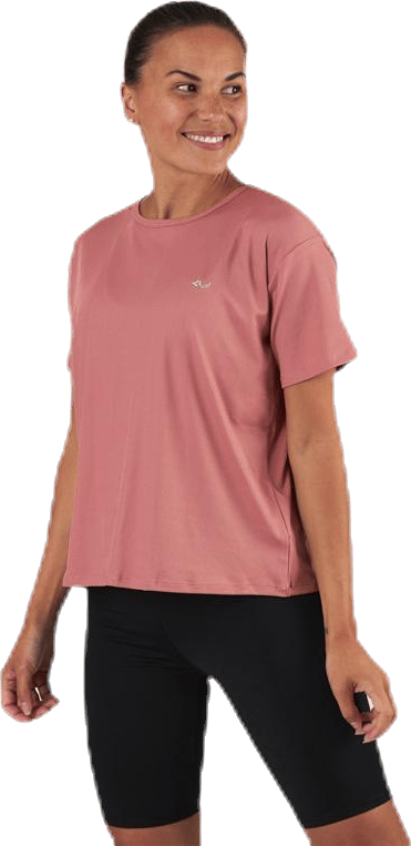 Logo Ribbed Tee Pink - Bild 3