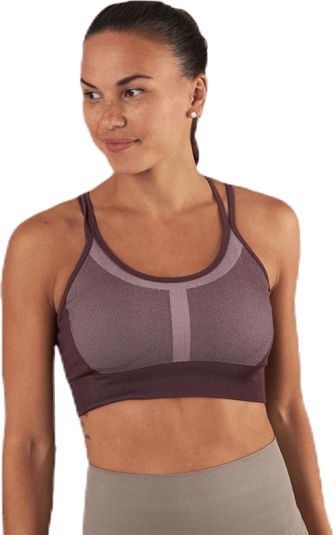 Seamless Strap Sports Bra Green, Female, Apparels, Sports Bras, Running, Green, XL/XXL