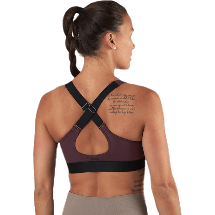 Padded Crossback Bra Purple - Bild 3