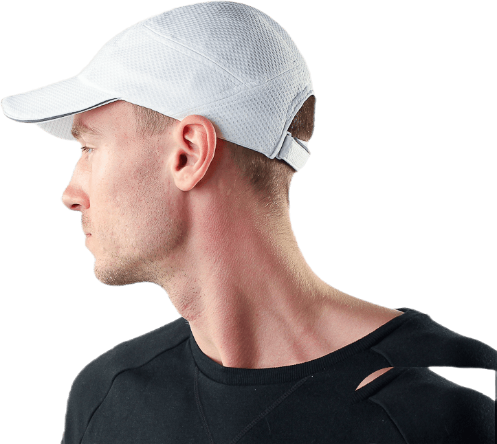 running cap white