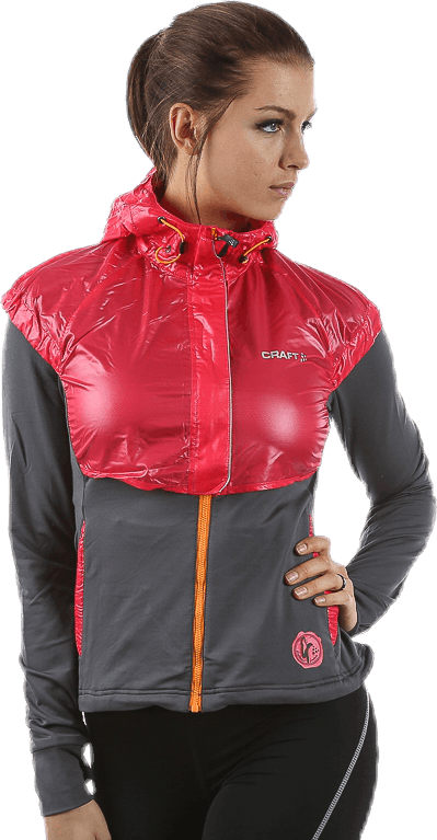 PR Femme Jkt Grey, Female, Klær, jakker, Løping, Grå, S