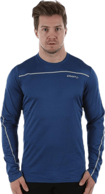 Mind Roundneck Sweat Blue, Male, Apparels, Shirts, Running, Blue, L