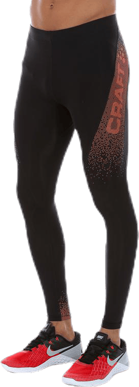 Delta Compression Tight Orange/Black