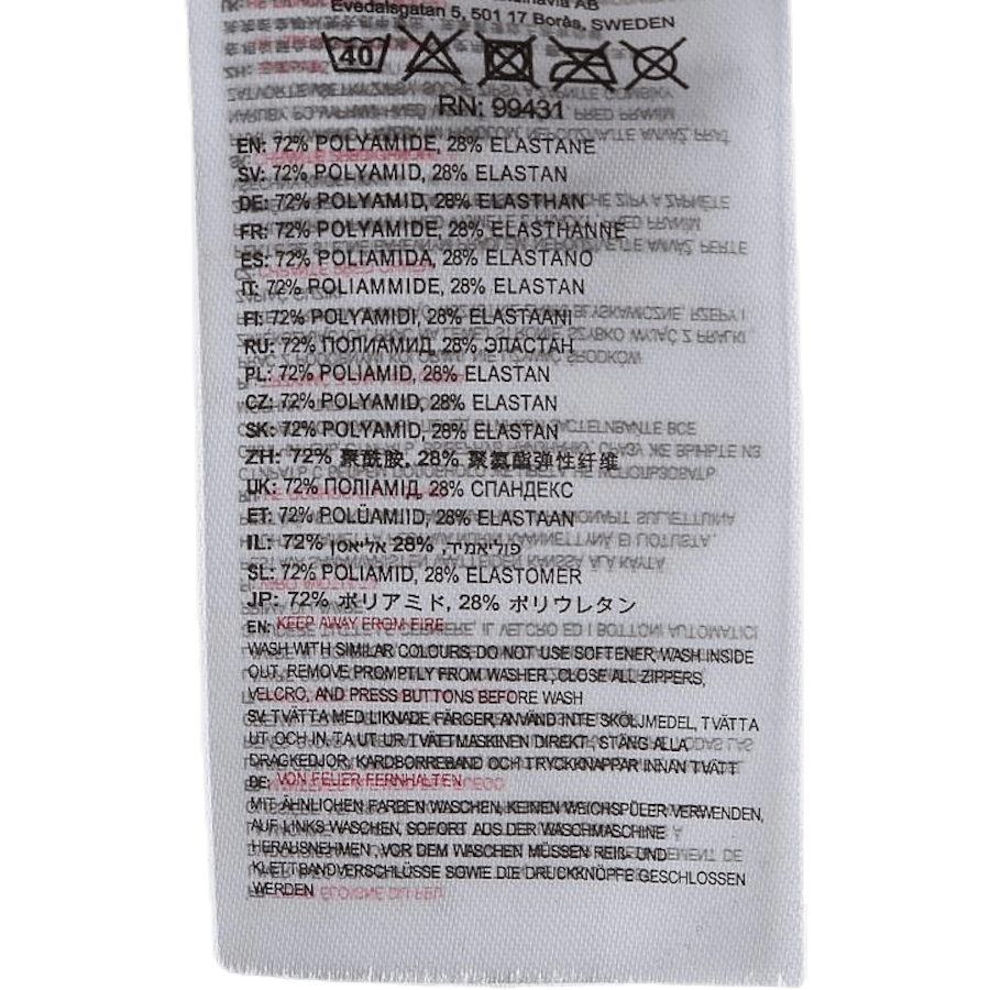 Delta Compression Tight Orange/Black - Bild 7