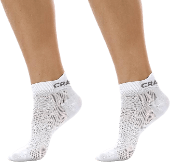 Cool Shaftless 2-Pack Sock White