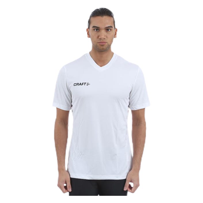 Squad Jersey Solid M White, Male, Odzież, Podkoszulek, Piłka nożna, Biały, S