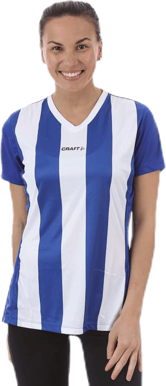 Progress Stripe Jersey W Blue/White