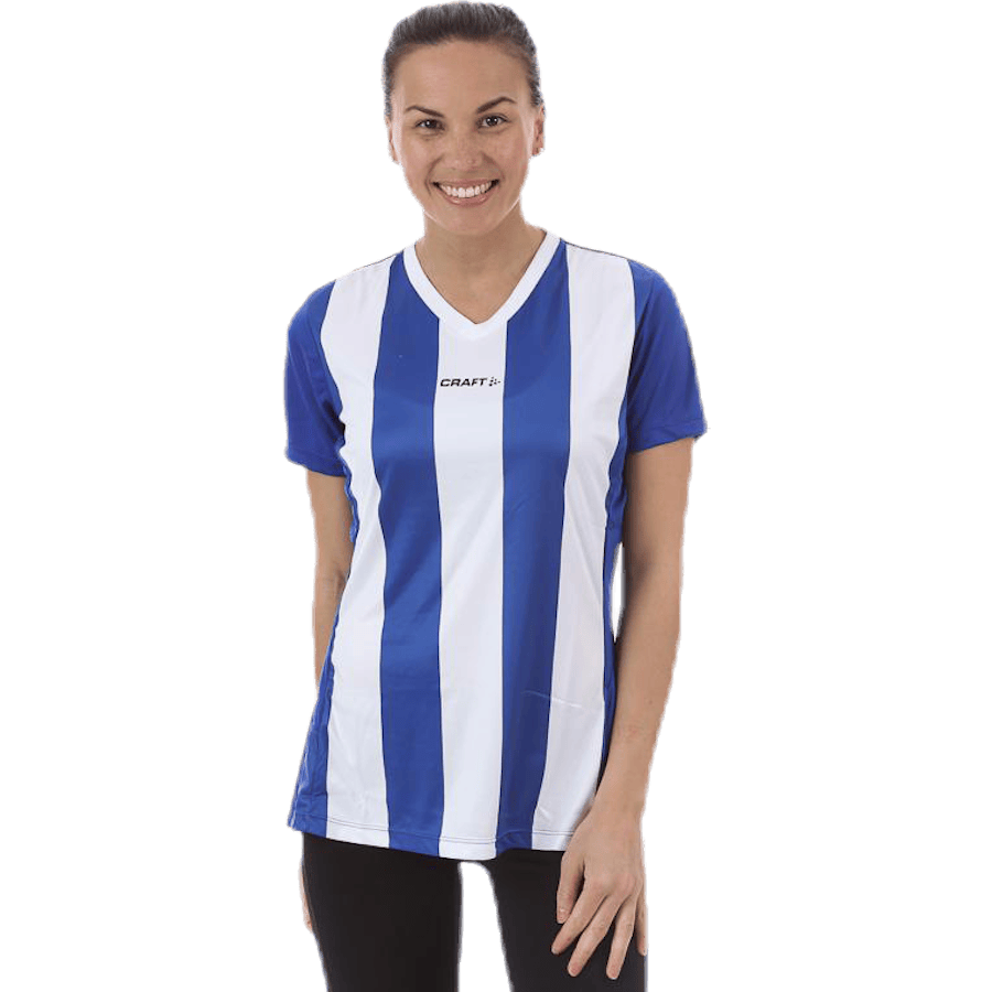 Progress Stripe Jersey W Blue/White