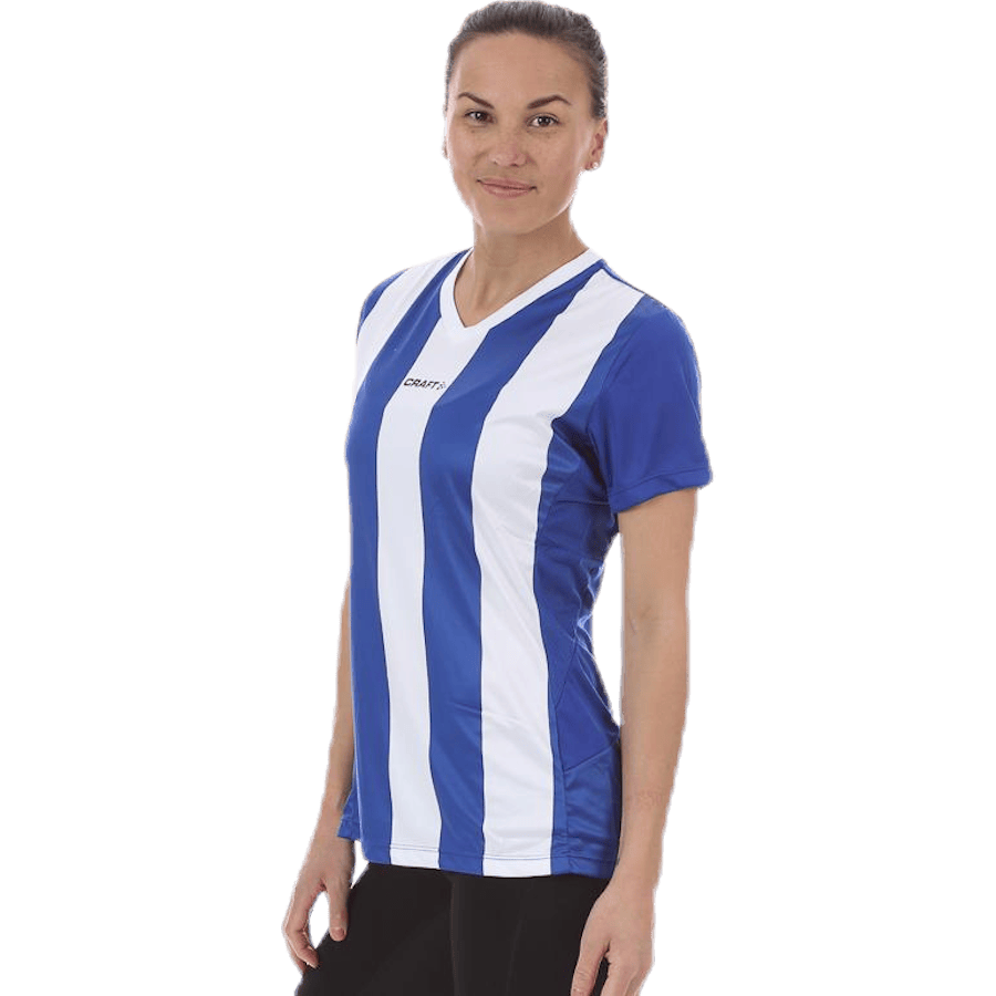 Progress Stripe Jersey W Blue/White - Bild 3