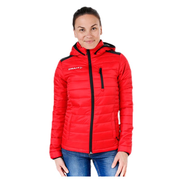 Isolate Jacket W Red, Female, Odevy, bundy, Futbal, Červená, XL