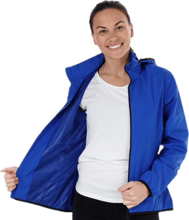 Jacket Rain W Blue - Bild 5