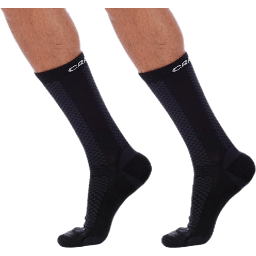 Warm Mid 2-Pack Sock White/Black