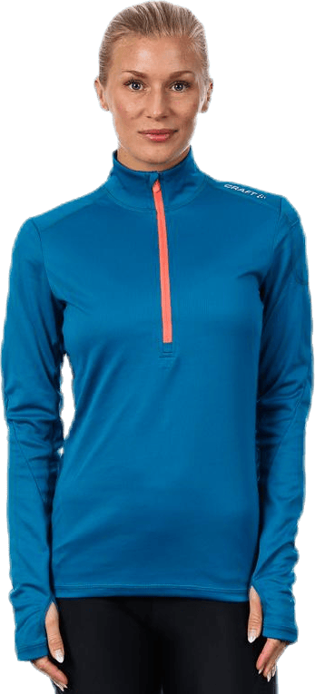 Tempo Halfzip W Blue/Orange