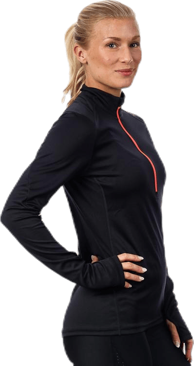 Tempo Halfzip W Black - Bild 3