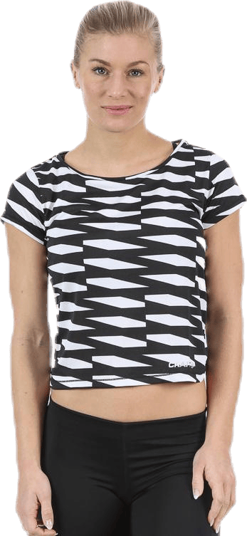 Breakaway Short Tee Black