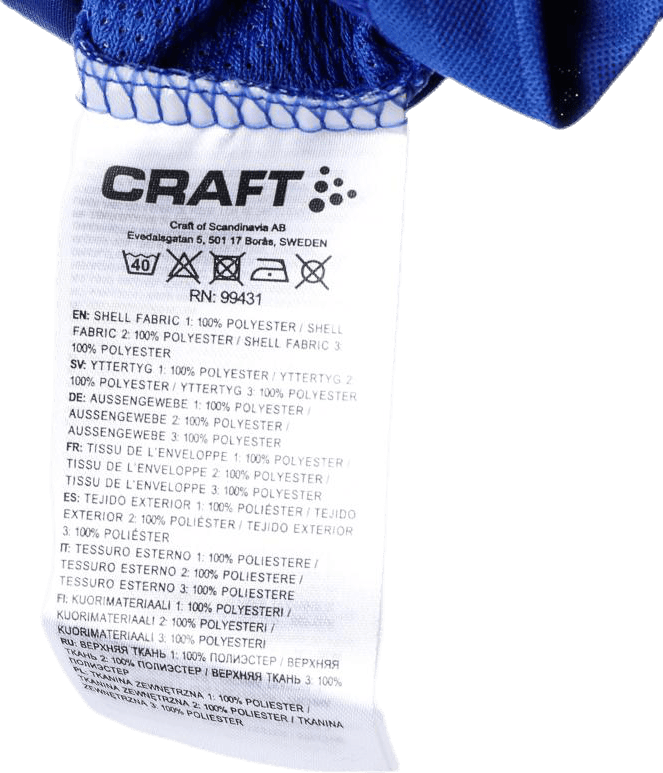 Pro Control Button Jersey W Blue/White - Bild 4