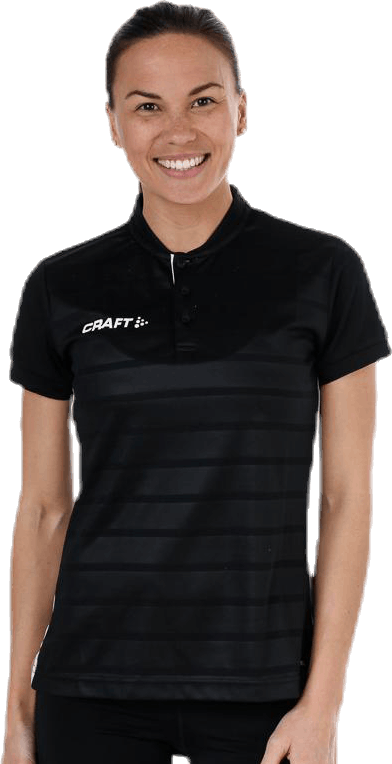 Pro Control Button Jersey W White/Black, Female, Odzież, Podkoszulek, Piłka nożna, Biały/Czarny, XS