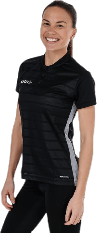 Pro Control Button Jersey W White/Black - Bild 3