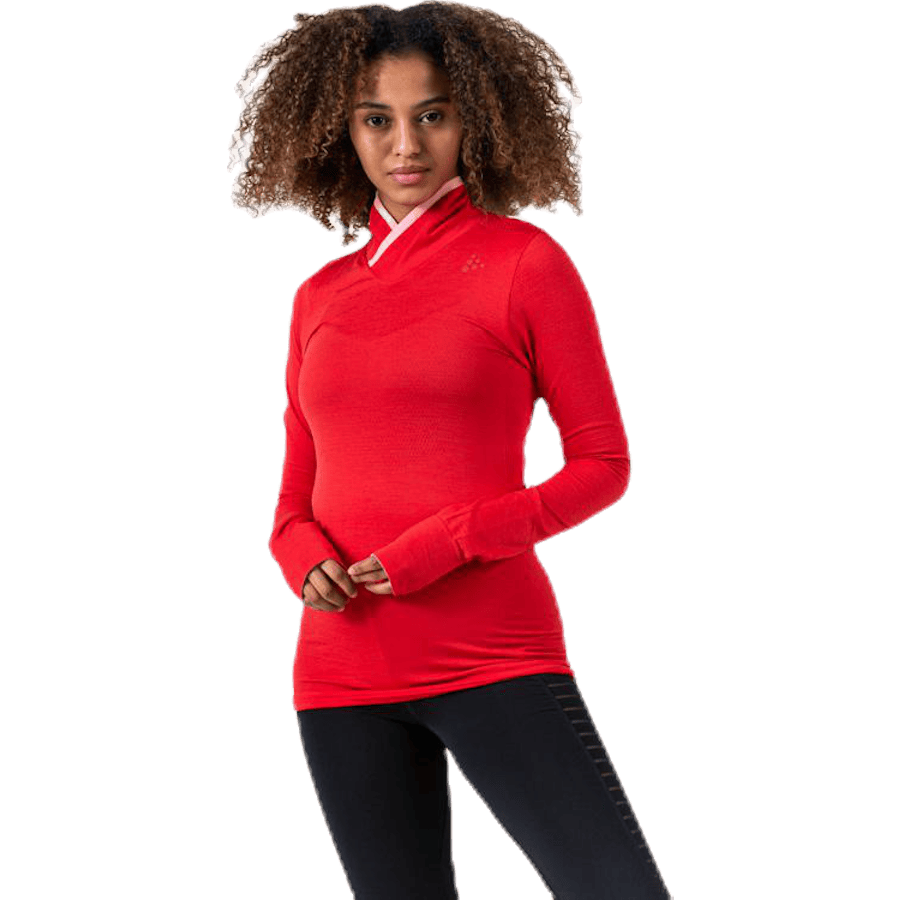 Fuseknit Comfort Wrap LS Red