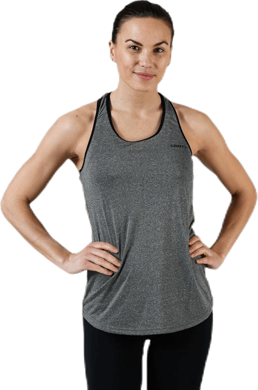 Eaze Singlet Grey, Female, Ropa, Tops, Running, Gris, M