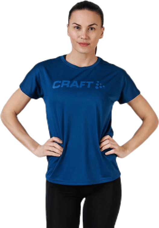 Eaze Mesh Tee Blue, Female, Abbigliamento, Maglietta, In esecuzione, Blu, L