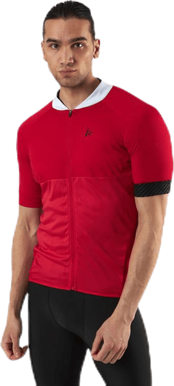 Adopt Jersey White/Red, Male, Odevy, Tričko, Bicyklovanie, Biely/Červená, L