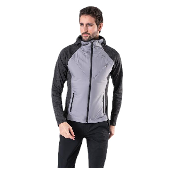 Polar LT PD Midlayer Black/Grey, Male, Odevy, bundy, Posilovať, Čierna/Šedá, XXL