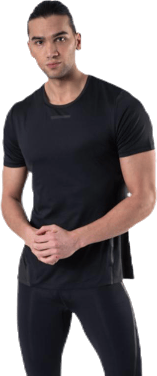 Vent Mesh SS Tee Black, Male, Vaatteet, T-paita, Treeni, Musta, L