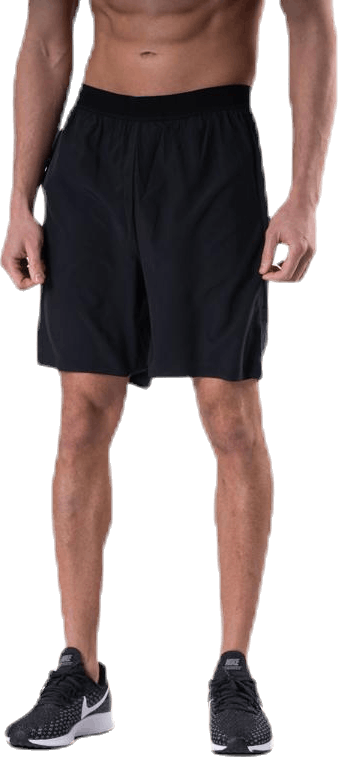 Vent 2 In 1 Racing Shorts Black, Male, Apparels, Shorts, Workout, Black, L