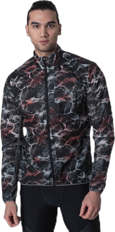 Vent Pack Jacket Patterned/Black, Male, Apparels, jackets, Workout, Patterned/Black, M