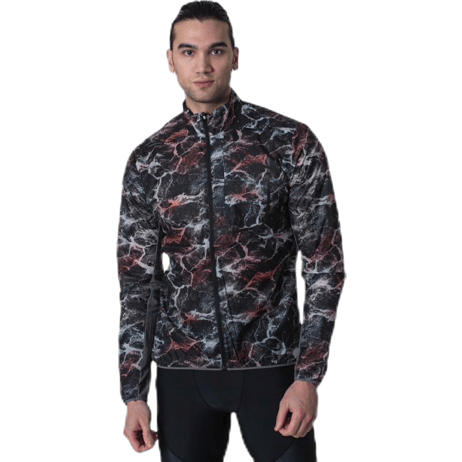 Vent Pack Jacket Patterned/Black
