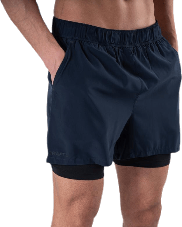 ADV Essence 2-In-1 Stretch Shorts Blue - Bild 4